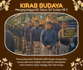 Pamong Kalurahan Plembutan Ikuti Kirab Budaya dalam Rangka Mangayubagya 80 Tahun Sri Sultan HB X